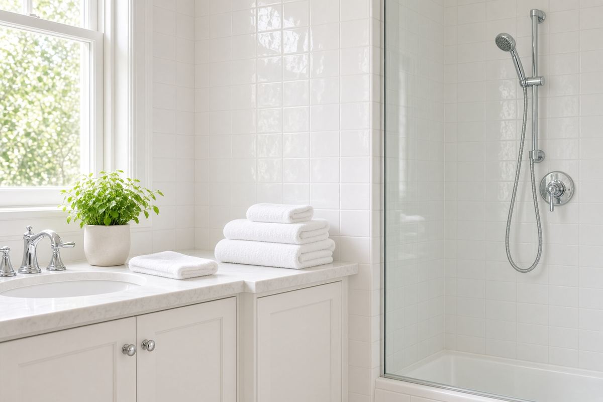 Bright bathroom